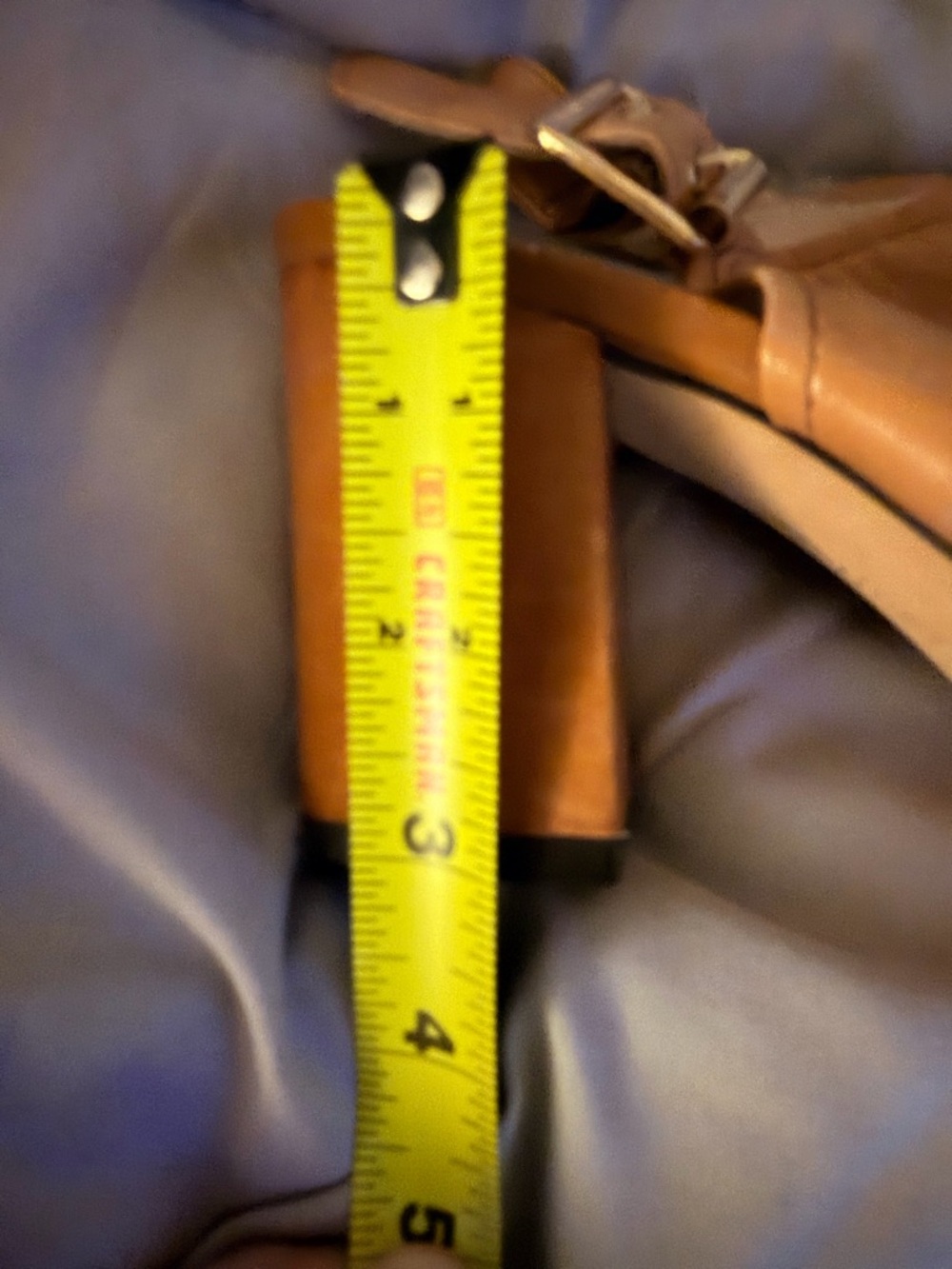 Vince Camuto Tan Open-Toe Heels - Picture 6 of 6